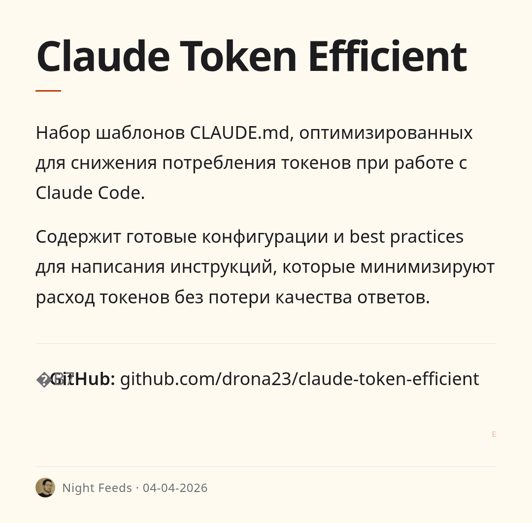 claude-token-efficient
