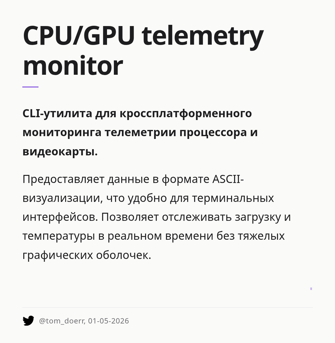 cpugpu-telemetry-monitor
