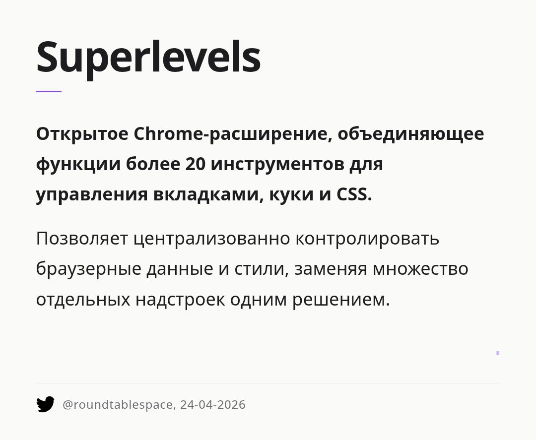 superlevels